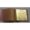 Feuilles d'or 23,75 carats libres à double épaisseur 8 x 8 cm