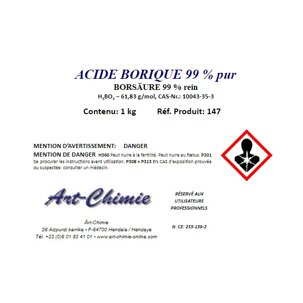 Acide d'Orthoboric acide borique de poudre de catégorie d'engrais