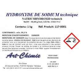 Hydroxyde de sodium (Soude caustique) 99%