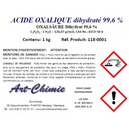 Acide oxalique / Sel d'oseille 1Kg