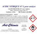 Acide nitrique pour analyse (HNO3) à 65% 