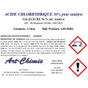Acide chlorhydrique pour analyse (HCl) min. 36%