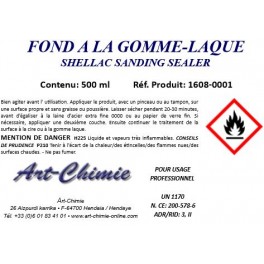 Fond dur gomme laque - Schellac sanding sealer