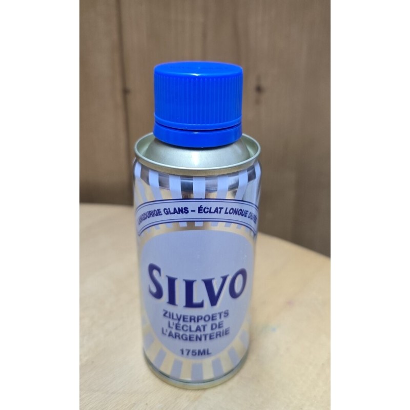 Polish liquide pour métaux Silvo (Duraglit argent) – Bidon de 175 ml. Liquide universel pour le polissage des objets en argent,