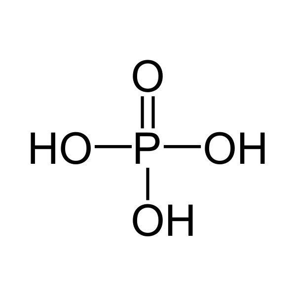 E338 Acide phosphorique à 75 % 1 L 1,6 kg : : Bricolage