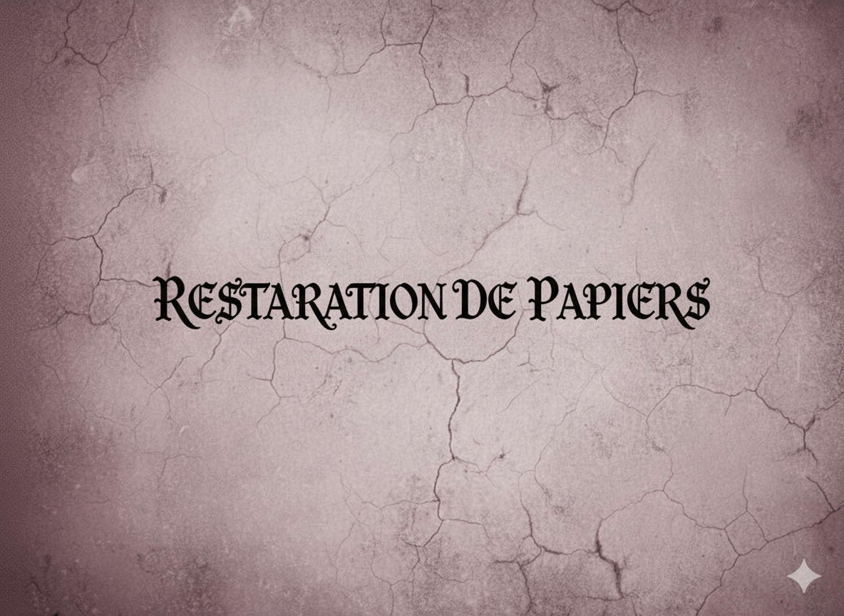 Restauration de papiers